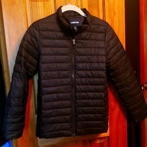 Boys Lands End light weight parka packable